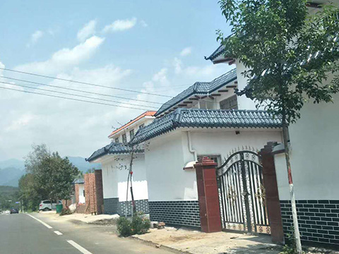 合成樹(shù)脂瓦使用案例